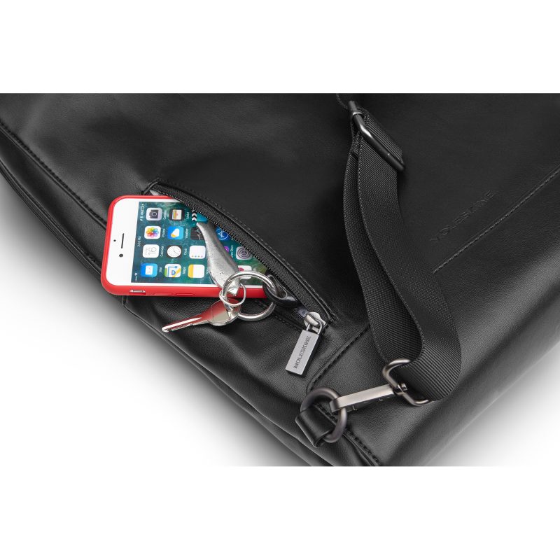 Custom Moleskine® Classic Vertical Device Bag - Black - 2
