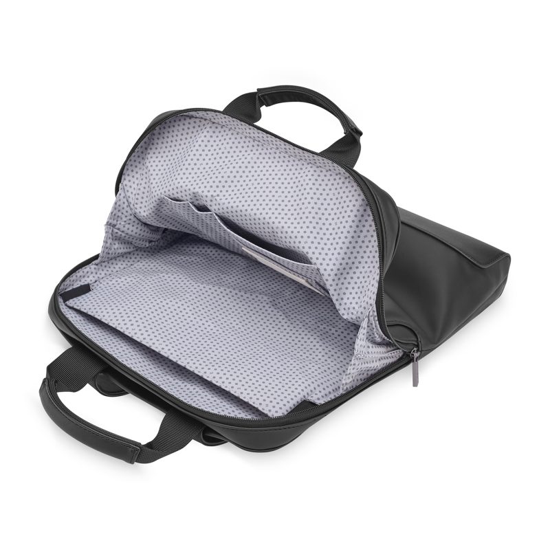 Custom Moleskine® Classic Vertical Device Bag - Black - 8