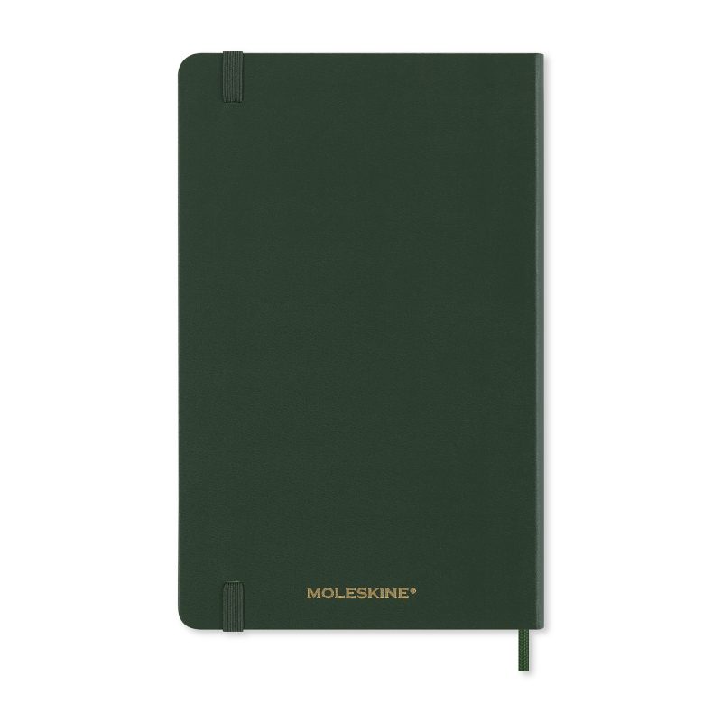 Custom Moleskine® Hard Cover Holiday Notebook and GO Pen Gift Set - Myrtle Green - 3