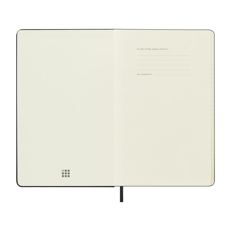 Custom Moleskine® Hard Cover Large 12-Month Daily 2026 Planner - Black - 2