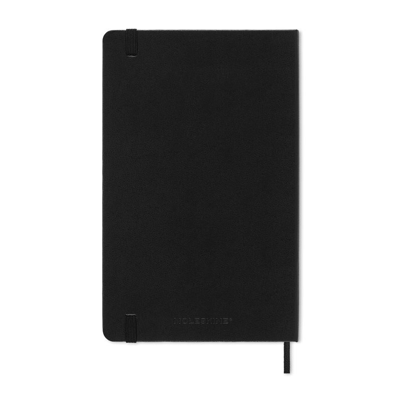 Custom Moleskine® Hard Cover Large 12-Month Daily 2026 Planner - Black - 5