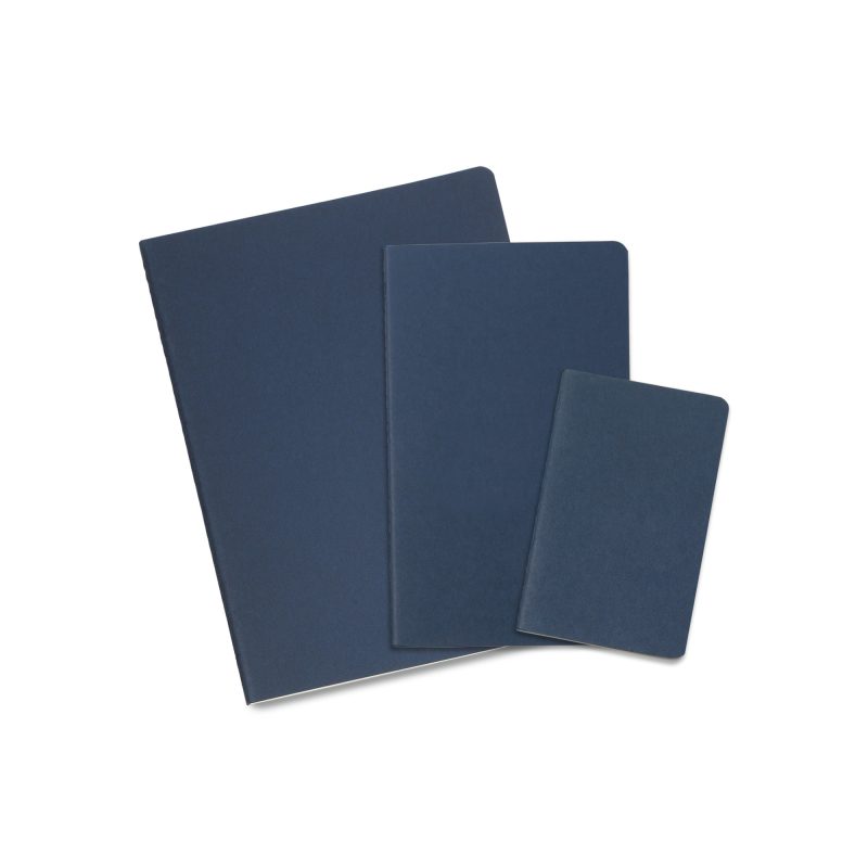 Custom Moleskine® Assorted Size Cahier 3-Pack - Sapphire Blue - 1