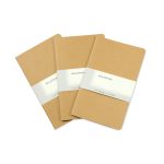 Custom Moleskine® Large Cahier 3-Pack - Kraft - 1