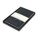 Custom Moleskine® Large Cahier Gift Set - Black