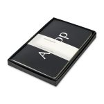 Custom Moleskine® Large Volant Gift Set - Black