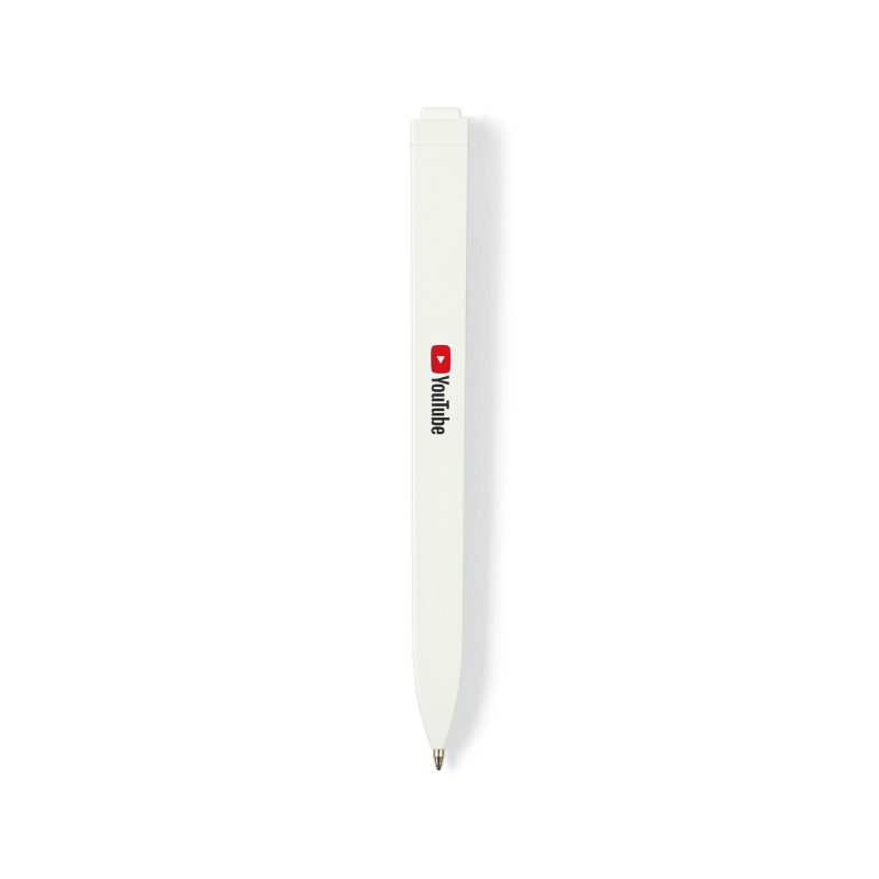 Custom Moleskine® Large Volant and GO Pen Gift Set - White - 3