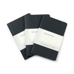 Custom Moleskine® Pocket Cahier 3-Pack - Black - 1