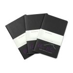 Custom Moleskine® Pocket Cahier 3-Pack - Black