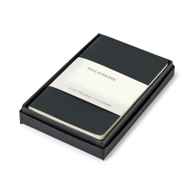 Custom Moleskine® Pocket Cahier Gift Set - Black - 1
