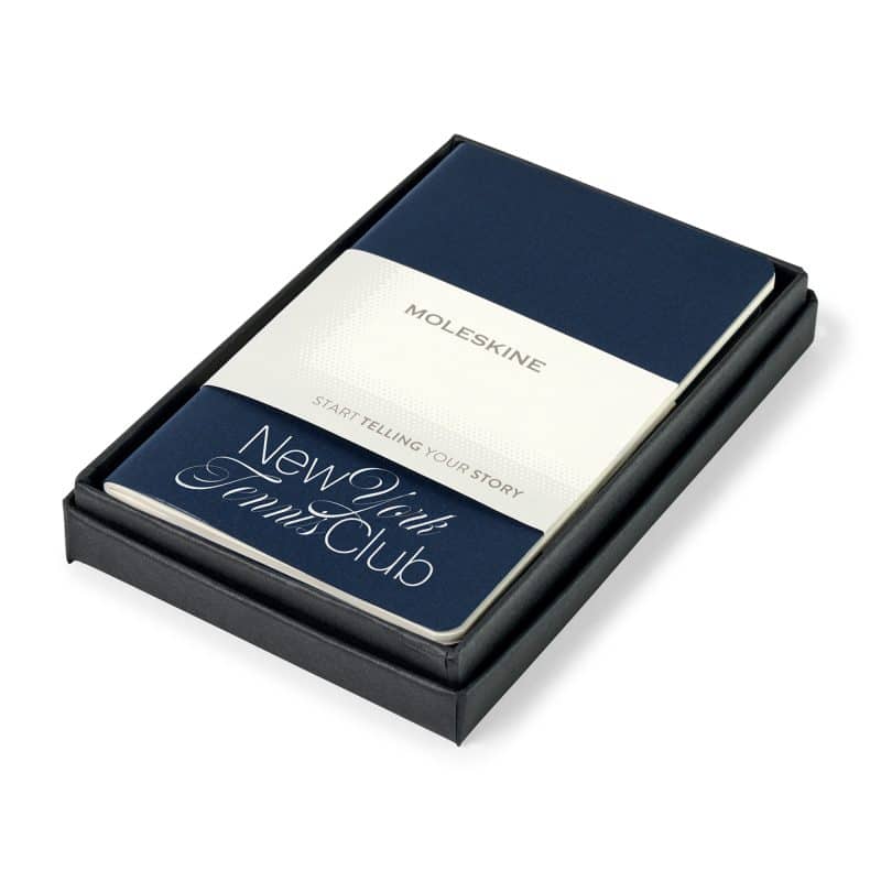 Custom Moleskine® Pocket Cahier Gift Set - Sapphire Blue