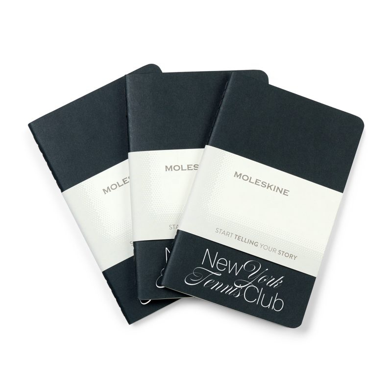 Custom Moleskine® Pocket Cahier and GO Pen Gift Set - Black - 2