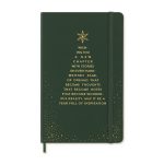 Custom Moleskine® Hard Cover Holiday Notebook and Kaweco Pen Gift Set - Myrtle Green - 2