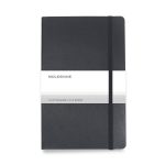 Custom Moleskine® Soft Cover Ruled Large Notebook - Black - 6
