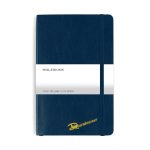 Custom Moleskine® Soft Cover Ruled Large Notebook - Sapphire Blue - 3