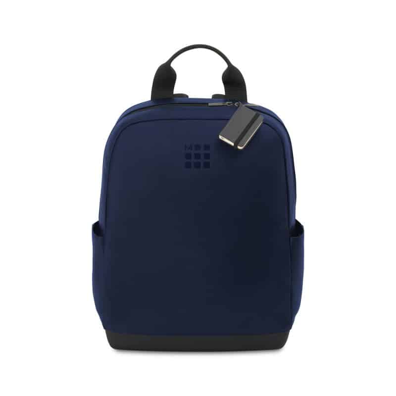 Custom Moleskine Classic Backpack and Mini Notebook Charm Set - Sapphire Blue-Black - 1