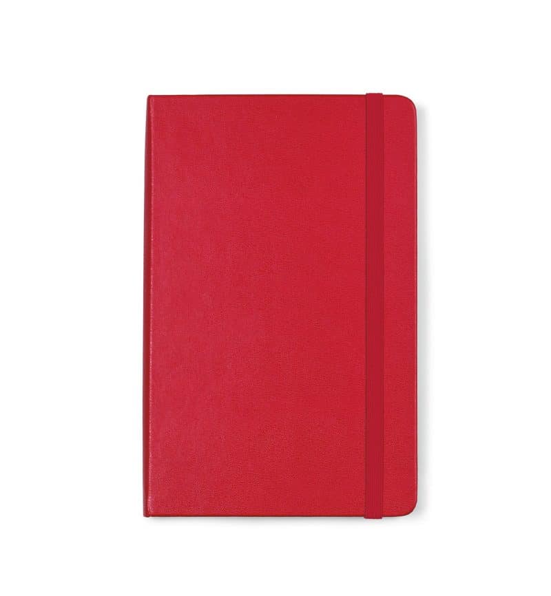 Custom Moleskine? Hard Cover Ruled Medium Notebook - Scarlet Red - 1