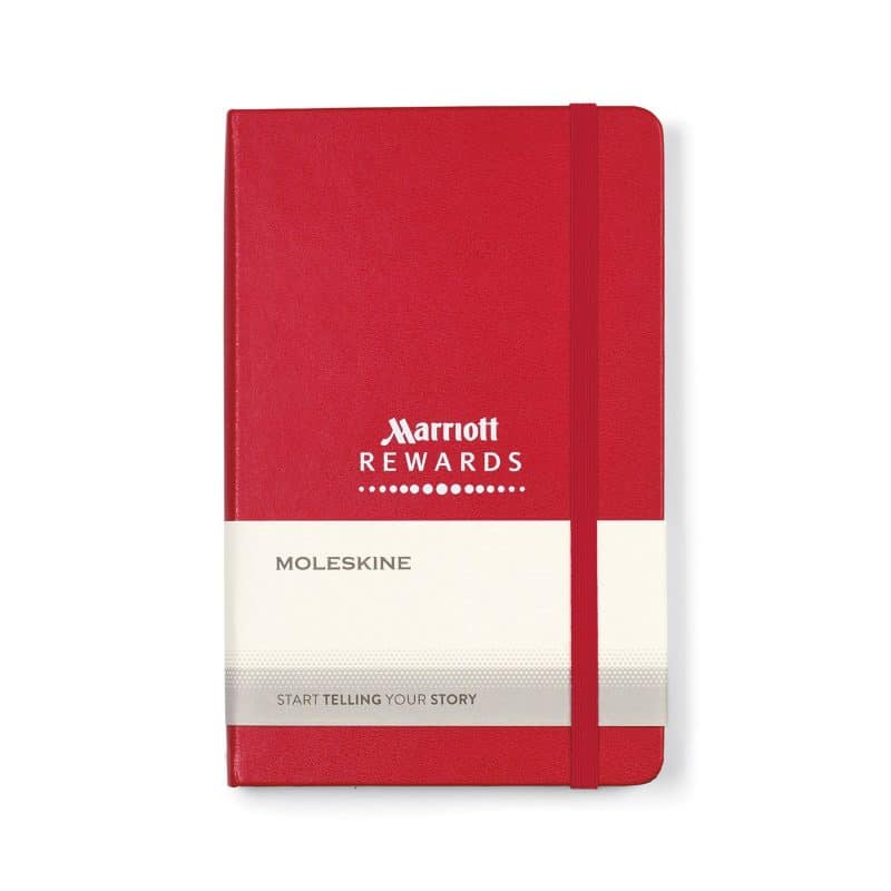 Custom Moleskine? Hard Cover Ruled Medium Notebook - Scarlet Red - 3