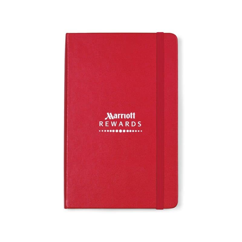 Custom Moleskine? Hard Cover Ruled Medium Notebook - Scarlet Red