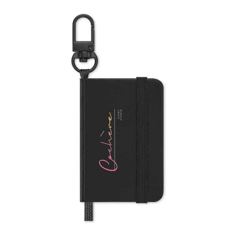 Custom Moleskine Mini Notebook Charm - Black