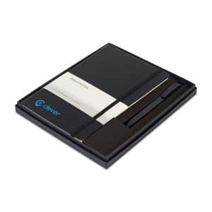Custom MoleskineHard Cover Large 12-Month Weekly 2027 Planner and GO Pen Gift Set - Black