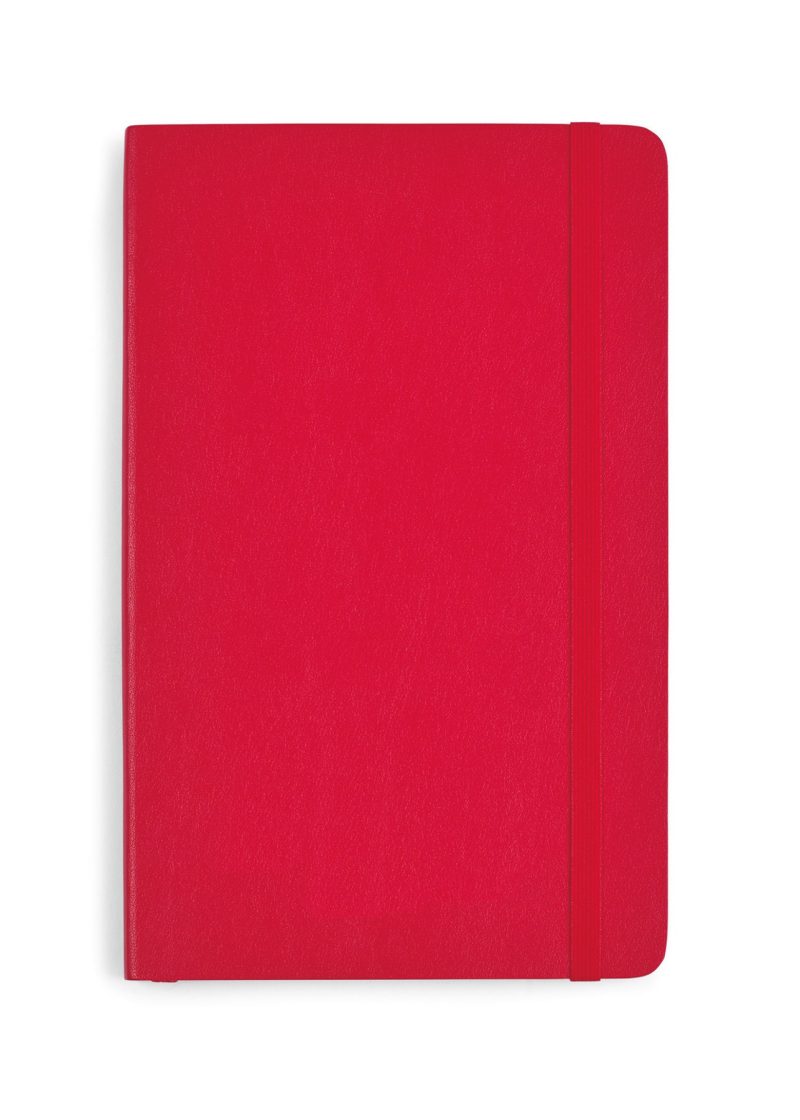 Custom Moleskine Soft Cover Ruled Large Notebook - Scarlet Red - 1
