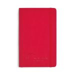 Custom Moleskine Soft Cover Ruled Large Notebook - Scarlet Red