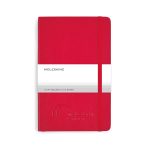 Custom Moleskine Soft Cover Ruled Large Notebook - Scarlet Red - 2