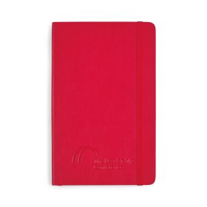 Custom Moleskine Soft Cover Ruled Large Notebook - Scarlet Red