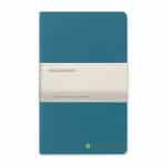 Custom Moleskine Cahier Ruled Large Journal - Brisk Blue - 2