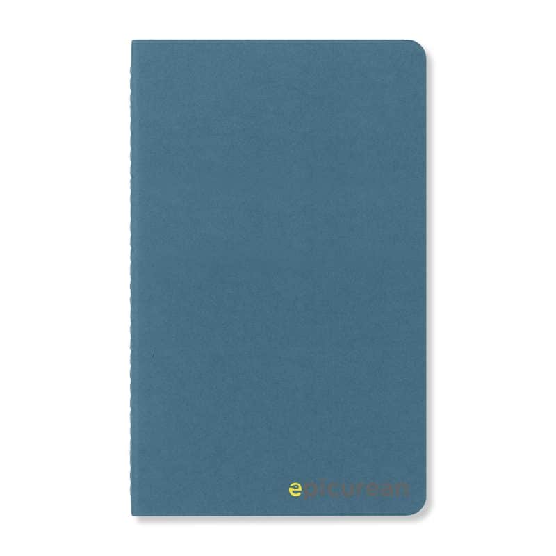 Custom Moleskine Cahier Ruled Large Journal - Brisk Blue