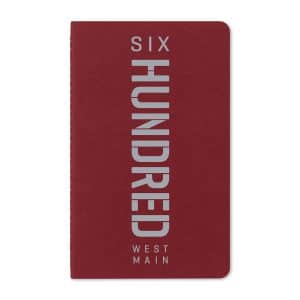 Custom Moleskine Cahier Ruled Large Journal - Cranberry Red