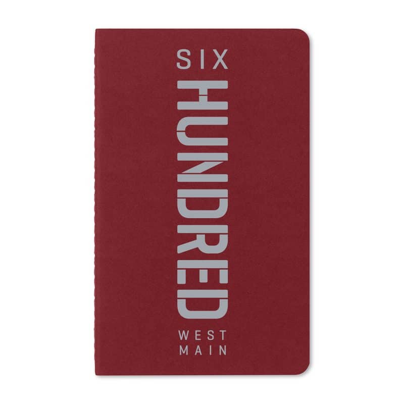Custom Moleskine Cahier Ruled Large Journal - Cranberry Red