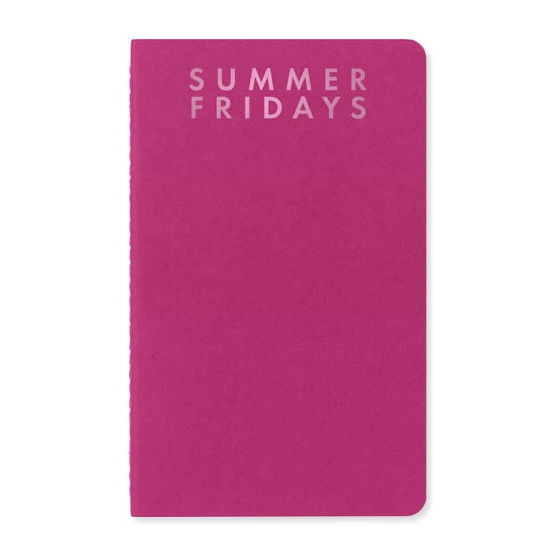 Custom Moleskine Cahier Ruled Large Journal - Kinetic Pink