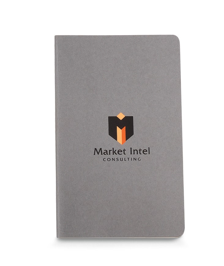 Custom Moleskine Cahier Ruled Large Journal - Pebble Grey - 2