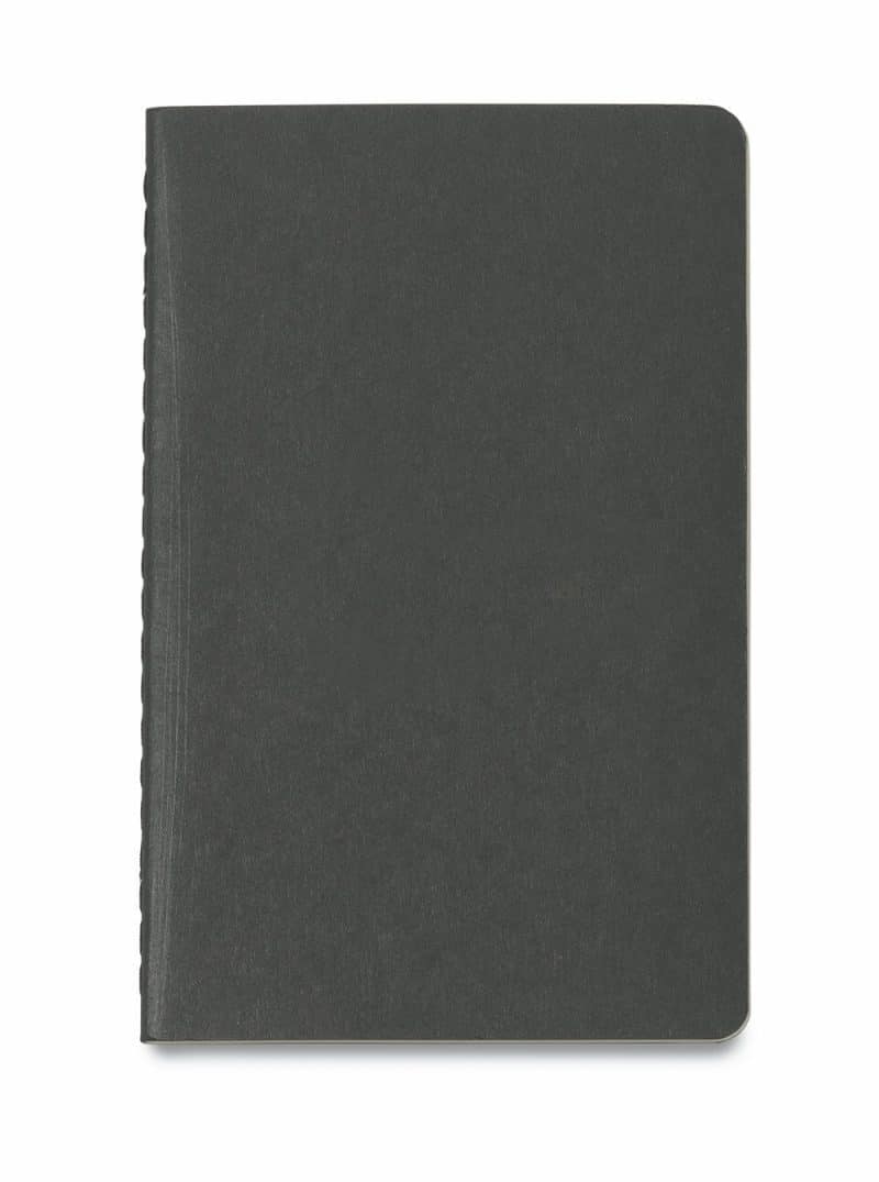 Custom Moleskine Cahier Ruled Pocket Journal - Black - 1