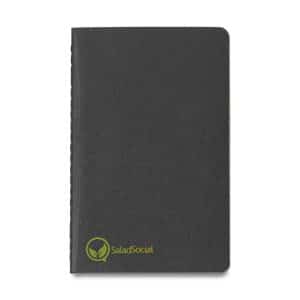 Custom Moleskine Cahier Ruled Pocket Journal - Black