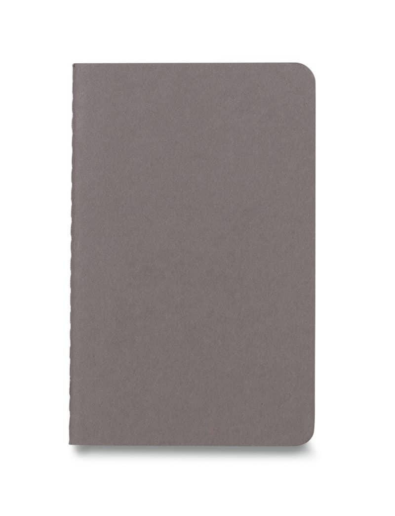 Custom Moleskine Cahier Ruled Pocket Journal - Pebble Grey - 1