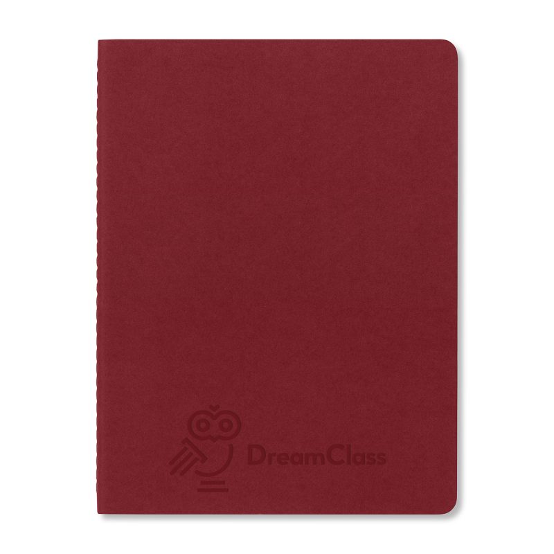 Custom Moleskine Cahier Ruled X-Large Journal - Cranberry Red
