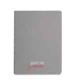 Custom Moleskine Cahier Ruled X-Large Journal - Pebble Grey