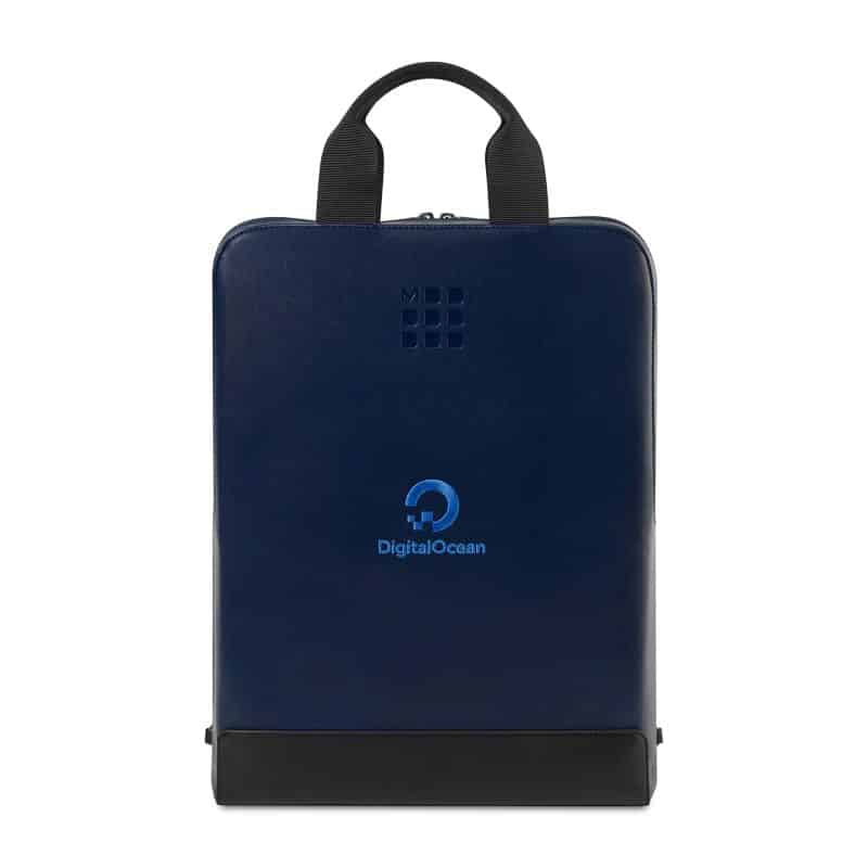 Custom Moleskine Classic Vertical Device Bag - Sapphire Blue