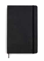 Custom Moleskine Hard Cover Dotted Large Notebook - Black - 1