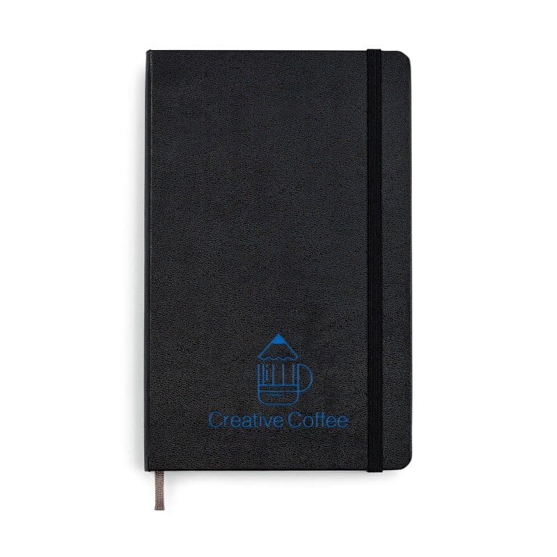 Custom Moleskine Hard Cover Dotted Large Notebook - Black