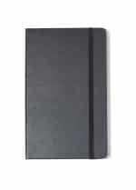 Custom Moleskine Hard Cover Ruled Large Notebook - Black - 1