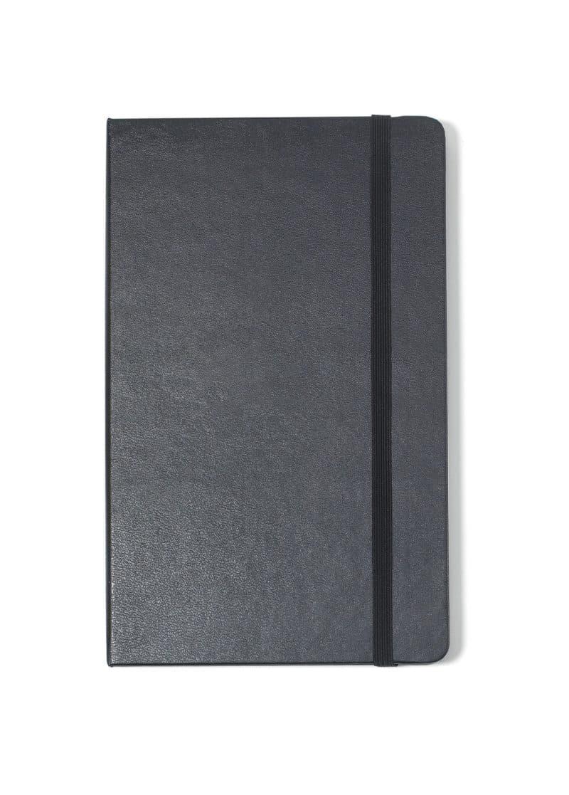 Custom Moleskine Hard Cover Ruled Large Notebook - Black - 2