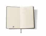 Custom Moleskine Hard Cover Ruled Large Notebook - Black - 5