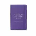 Custom Moleskine Hard Cover Ruled Large Notebook - Brilliant Violet