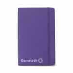 Custom Moleskine Hard Cover Ruled Large Notebook - Brilliant Violet - 2