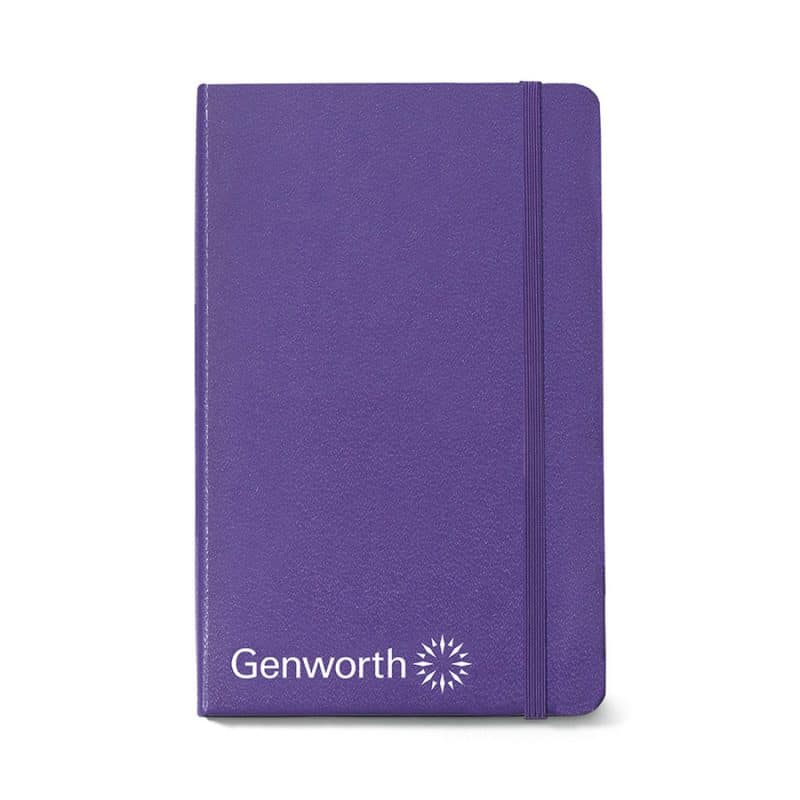 Custom Moleskine Hard Cover Ruled Large Notebook - Brilliant Violet - 2