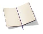 Custom Moleskine Hard Cover Ruled Large Notebook - Brilliant Violet - 3