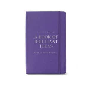 Custom Moleskine Hard Cover Ruled Large Notebook - Brilliant Violet